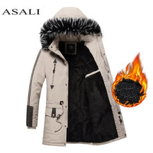 Load image into Gallery viewer, New Winter Jacket Men -15 Degree Thicken Warm Men Parkas Hooded Fleece Man's Jackets Outwear Cotton Coat Parka Jaqueta Masculina