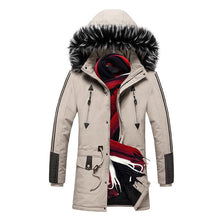 Load image into Gallery viewer, New Winter Jacket Men -15 Degree Thicken Warm Men Parkas Hooded Fleece Man's Jackets Outwear Cotton Coat Parka Jaqueta Masculina