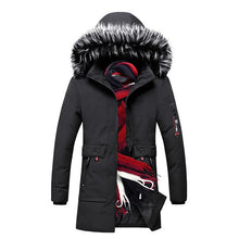Load image into Gallery viewer, New Winter Jacket Men -15 Degree Thicken Warm Men Parkas Hooded Fleece Man's Jackets Outwear Cotton Coat Parka Jaqueta Masculina