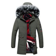 Load image into Gallery viewer, New Winter Jacket Men -15 Degree Thicken Warm Men Parkas Hooded Fleece Man's Jackets Outwear Cotton Coat Parka Jaqueta Masculina