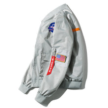 Load image into Gallery viewer, 2019 Winter New Style MEN'S Cotton Clothes NASA Joint Pilots Stand Collar Jacket Large Size Couples Workwear